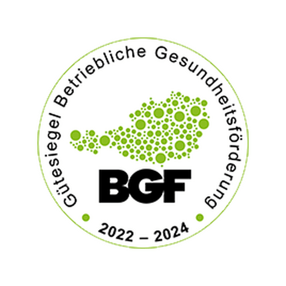 BGF Gütesiegel Betriebliche Gesundheitsförderung 2022 - 2024