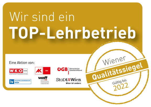 TOP-Lehrbetrieb Qualitätssiegel 2022